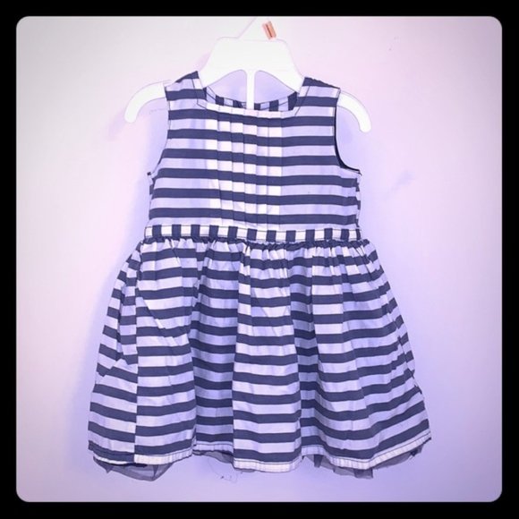 Carter's Other - 🔴10/$25 Girl’s Carters Blue Striped Dress 9M